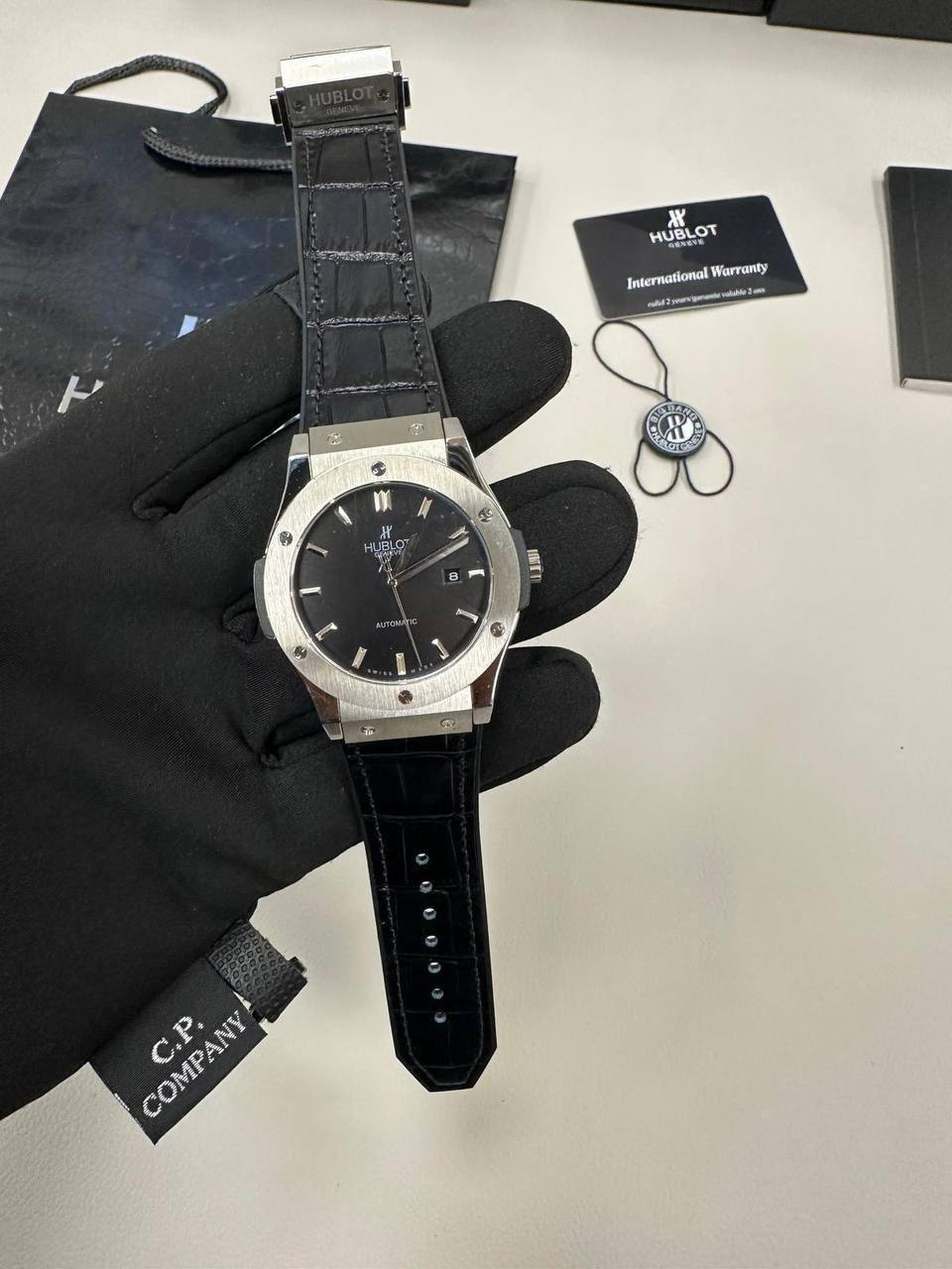 Hublot Classic Fusion Titanium Men's Watch in Black Dial UK Replica AAA Best Quality Reps