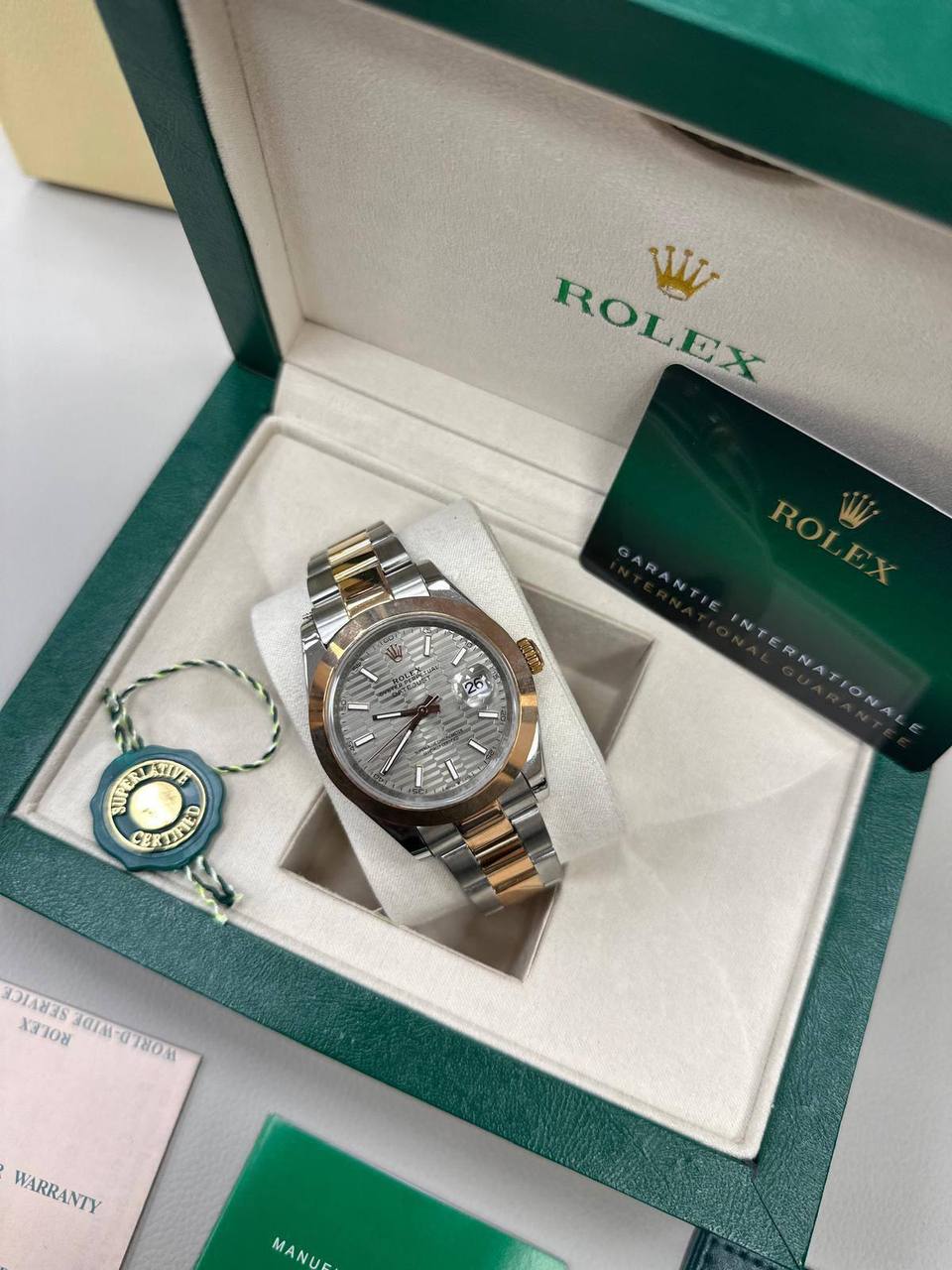 Rolex Datejust 41 Men's Watch Stainless Steel Oyster Case with Different Dial Colors UK Best Quality Reps AAA Replica
