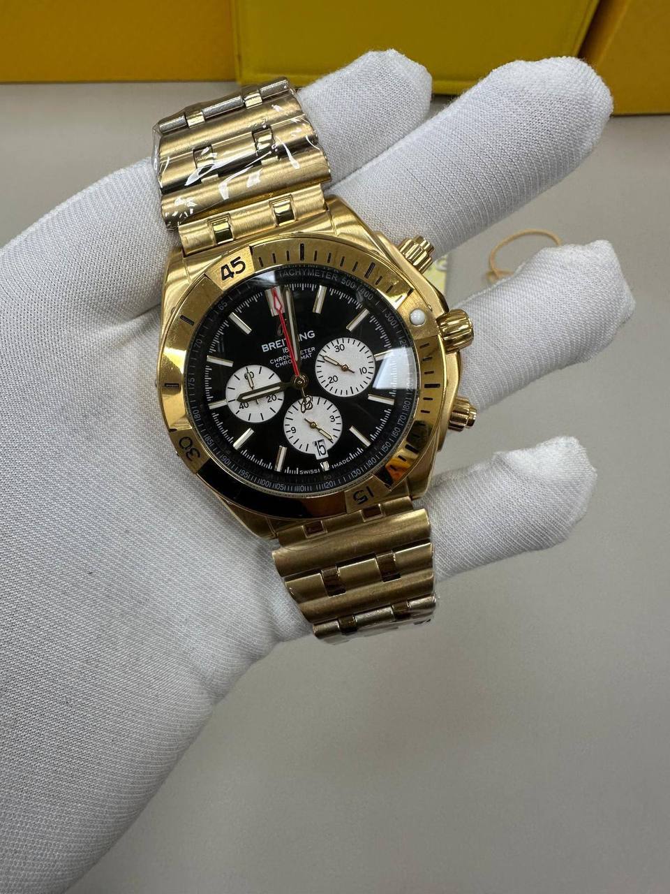 Breitling Chronometer 1884 Full Rose Gold Swiss Men's Watch UK Best Quality Reps AAA Replica
