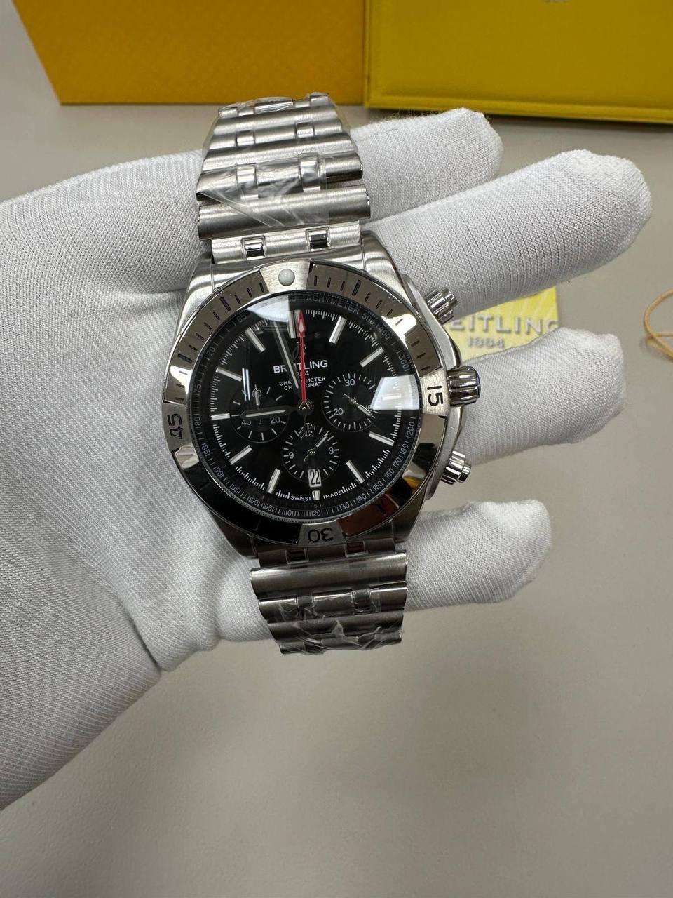 Breitling Chronomat Automatic GMT 40 Stainless Steel in Different Dial Colors Men's Watch UK Best Quality Reps AAA Replica