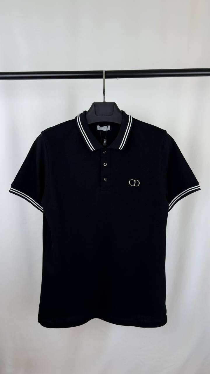 Dior CD Icon Striped Polo Shirts Men's in 2 Colors Reps Sale UK Best Sale Quality AAA Replica