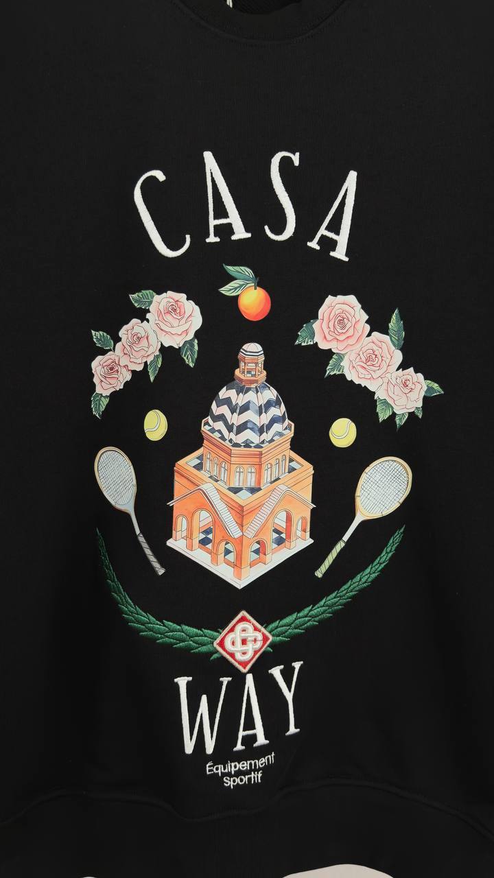 Casablanca Casa Way Crewneck Men's Women's Jumper in 2 Colors Reps Sale UK Best Quality AAA Replica