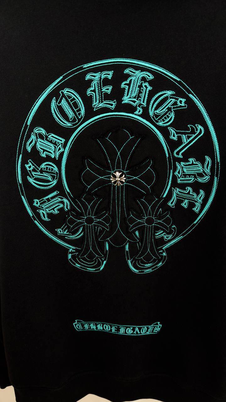 Chrome Hearts Full Zip Horseshoe Logo Hoodie Men's Women's in Black Color Reps Sale UK Best Quality AAA Replica