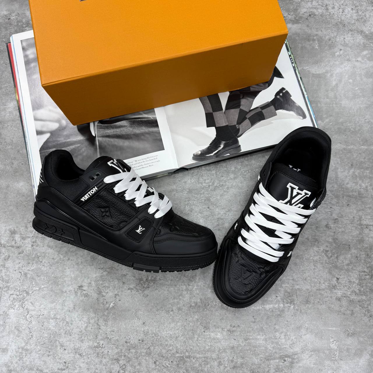 Louis Vuitton LV Men's Trainers Monogram Denim in Different Colors Reps UK Best Quality AAA Replica