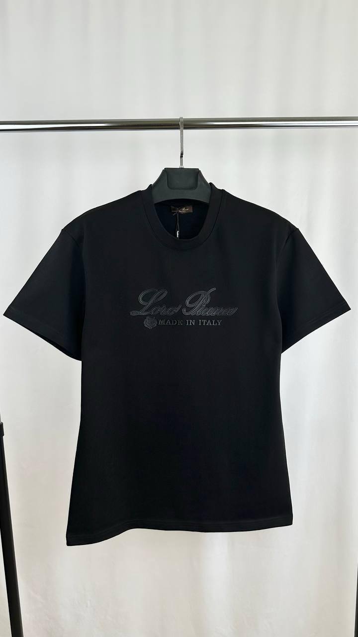 Loro Piana Embossed Logo Men's Women's T-Shirt in 2 Colors Reps UK Best Quality AAA Replica