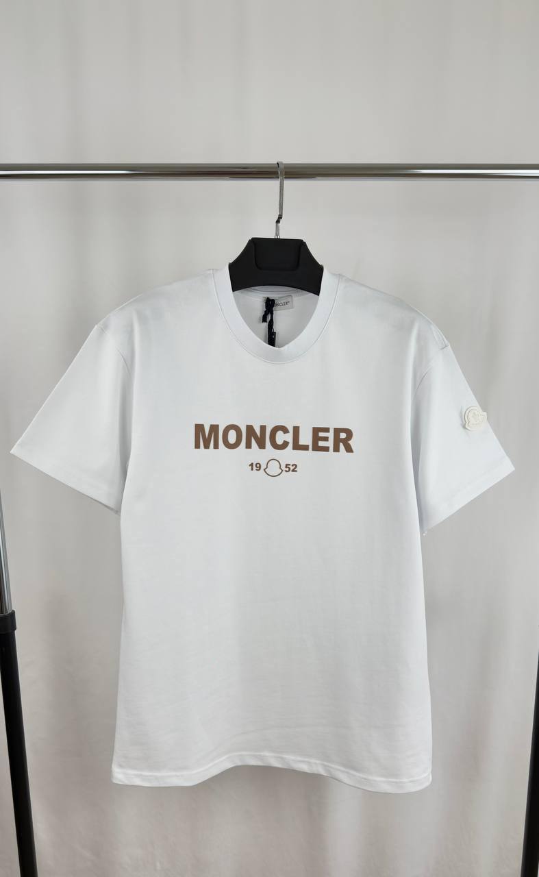 Moncler Organic Logo T-Shirts Men's Women's in Different Colors Reps UK Best Quality AAA Replica