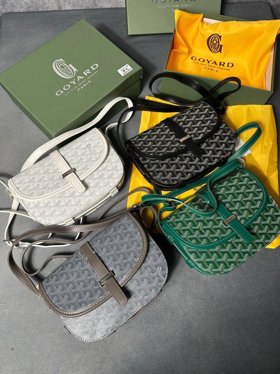 Goyard Belvedere PM Monogram Coated Messenger Women's Bag in Multiple Colors Reps Best Quality AAA Replica