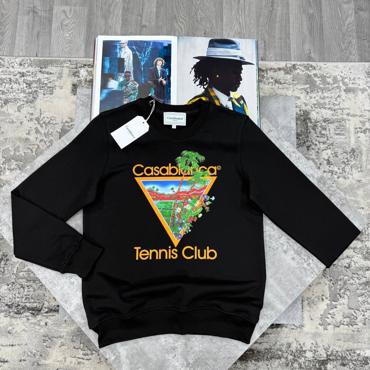 Casablanca 'Casa Way Tennis Club' Crewneck Men's Women's Jumper in 2 Colors Reps UK Best Quality AAA Replica