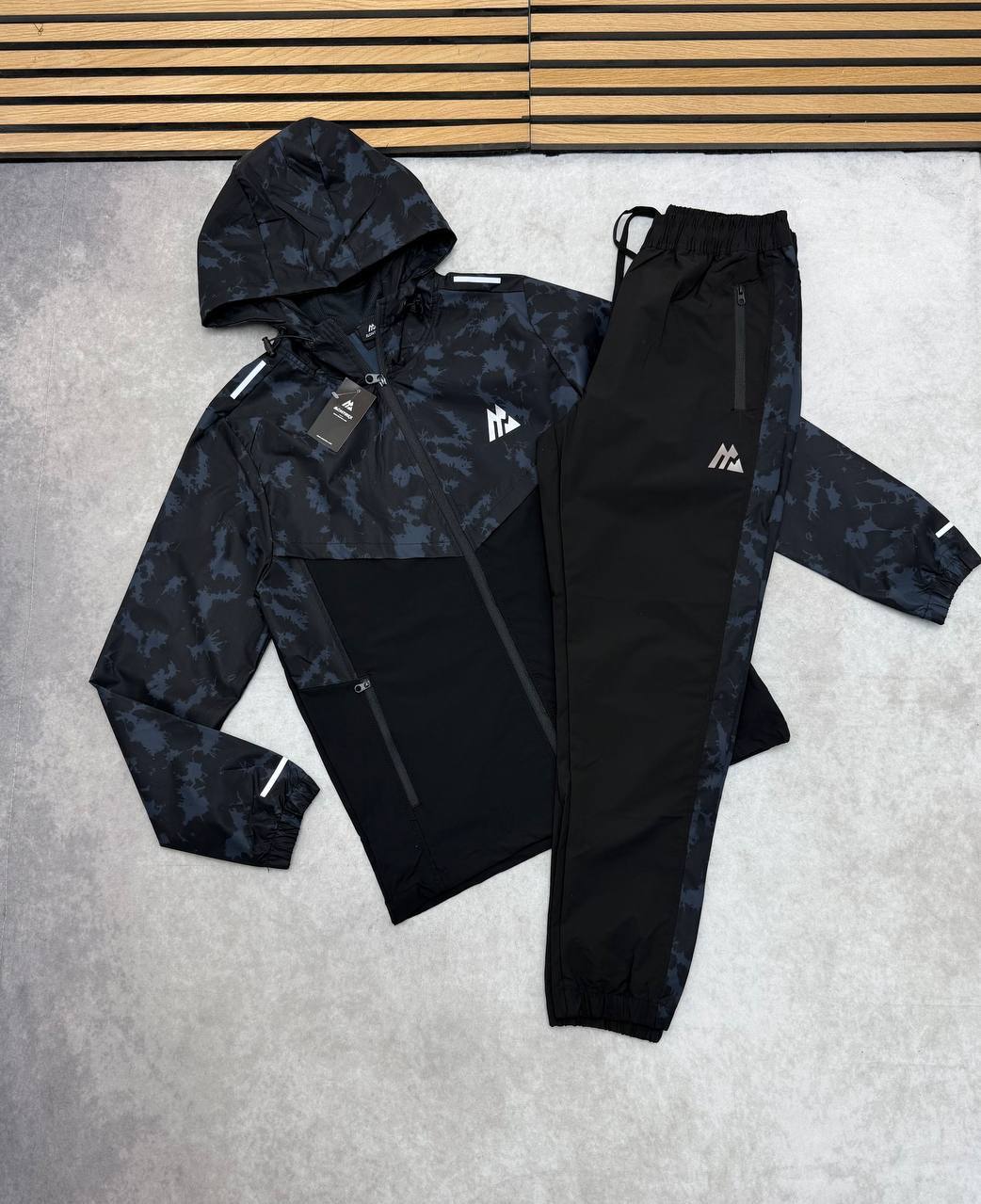 Montirex Agility 2.0 Black & Midnight Blue Camouflage Tracksuits Mens Reps Sale UK Best Quality AAA Replica