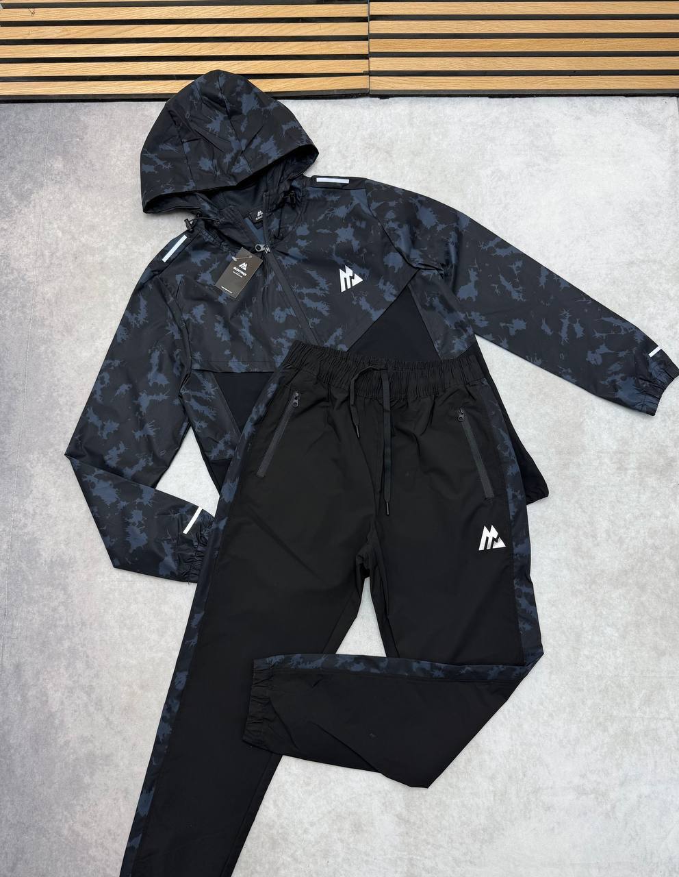 Montirex Agility 2.0 Black & Midnight Blue Camouflage Tracksuits Mens Reps Sale UK Best Quality AAA Replica