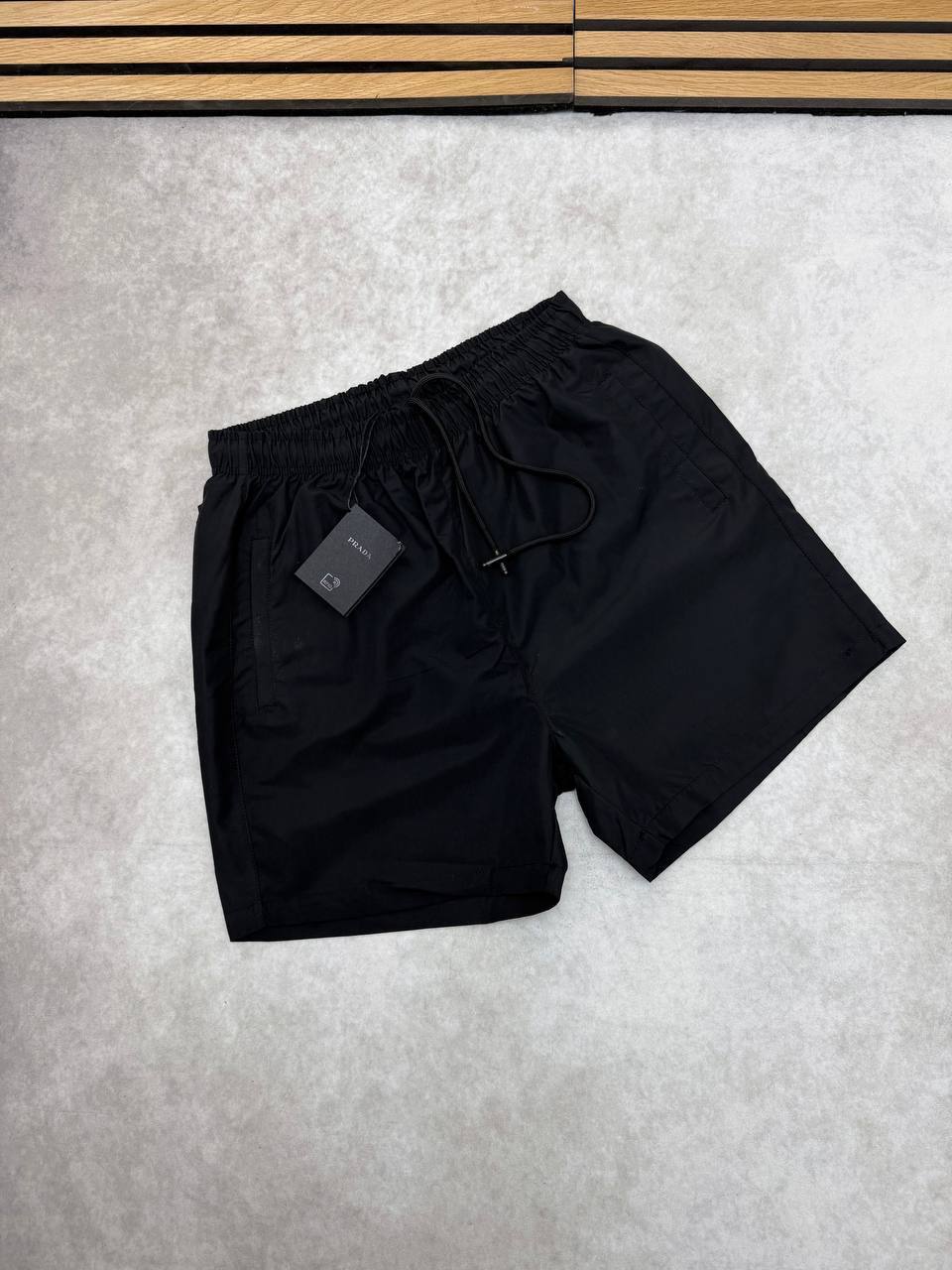Prada Re-Nylon Triangle Logo Shorts in 2 Colors Men's Reps Sale UK Best Quality AAA Replica