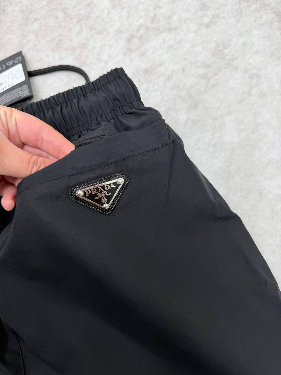Prada Re-Nylon Triangle Logo Shorts in 2 Colors Men's Reps Sale UK Best Quality AAA Replica
