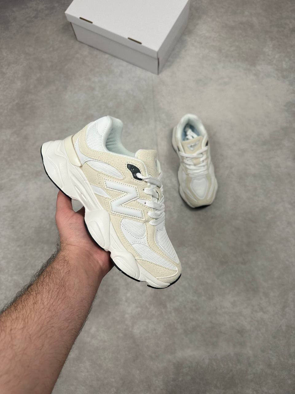 New Balance 9060 "Sea Salt/White" U9060ECA Women's Trainers Reps Sale UK Best Quality AAA Replica
