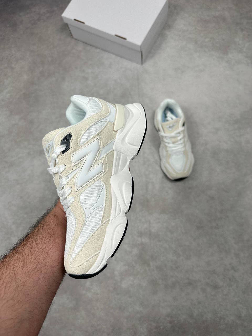 New Balance 9060 "Sea Salt/White" U9060ECA Women's Trainers Reps Sale UK Best Quality AAA Replica