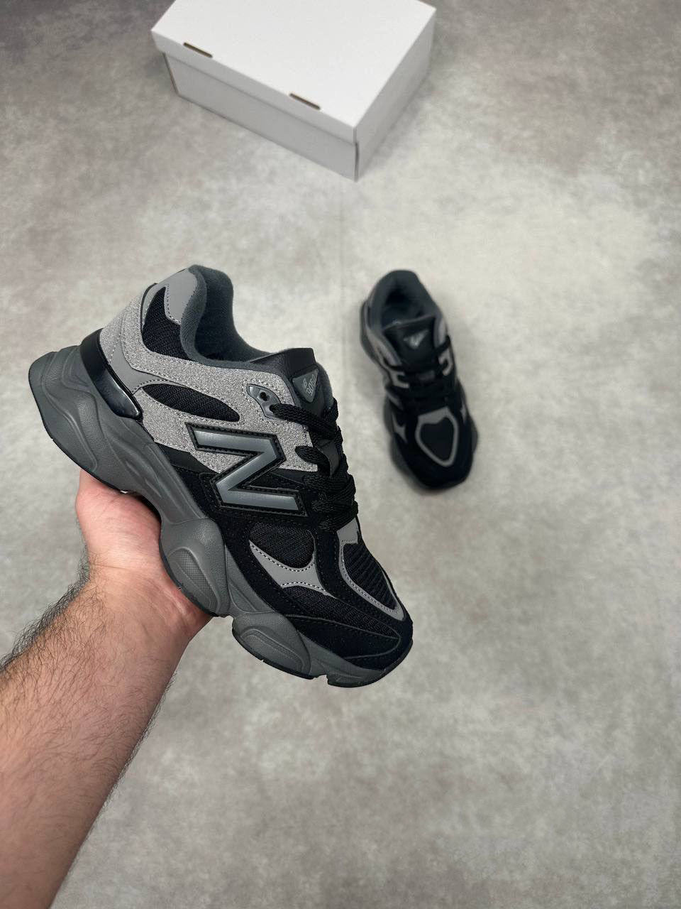 New Balance 9060 "Black Castlerock Grey" Women's Trainers Reps Sale UK Best Quality AAA Replica