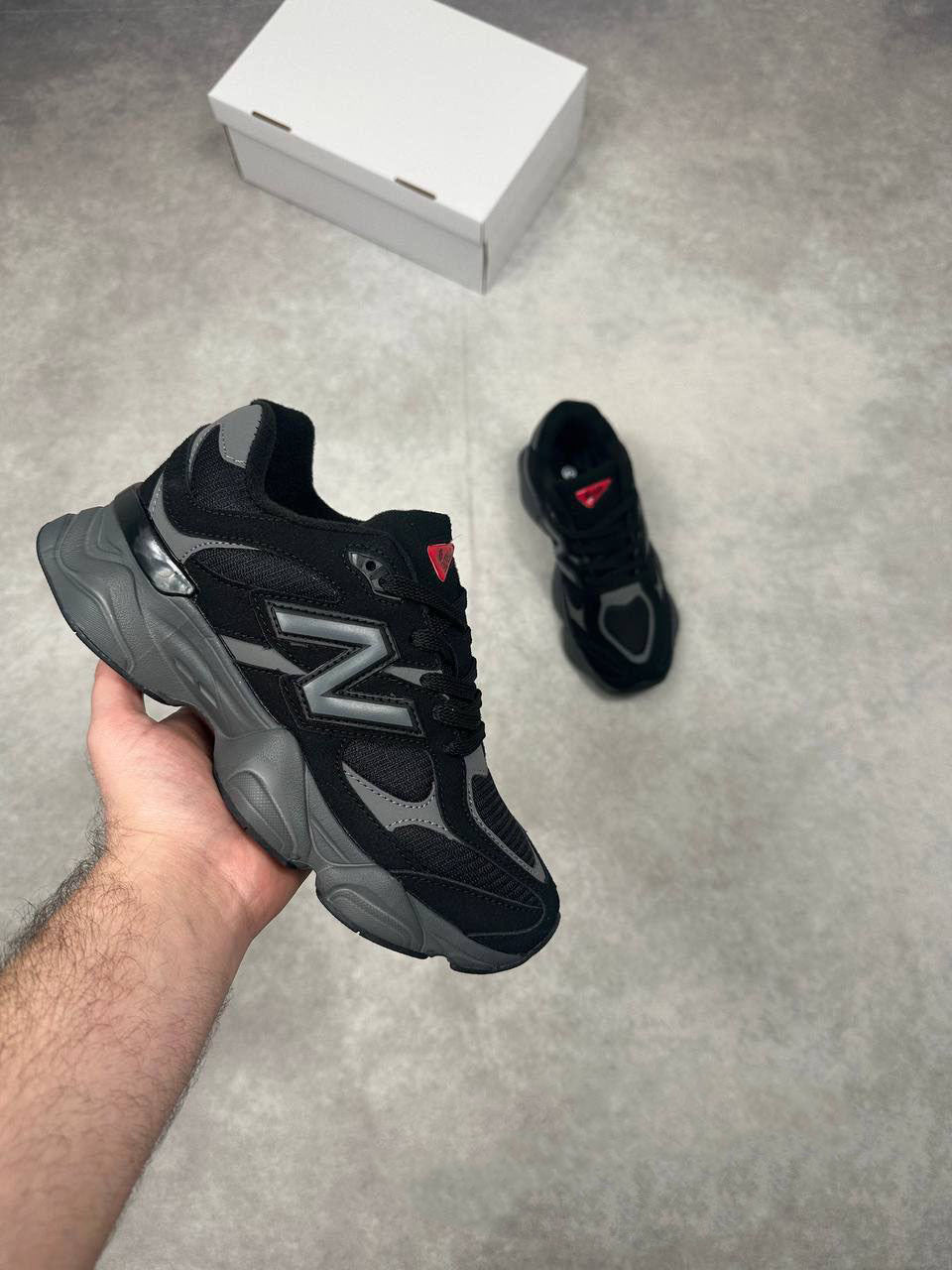 New Balance 9060 "Black/Grey/Red" Women's Trainers Reps Sale UK Best Quality AAA Replica