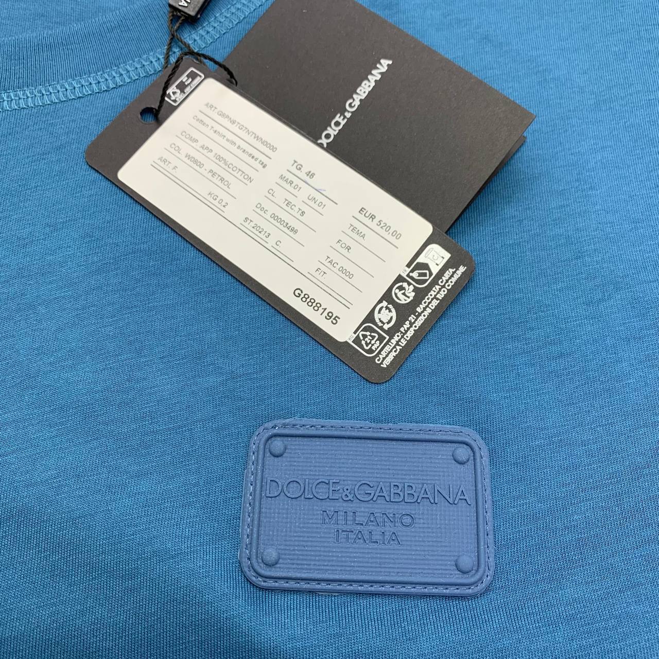 Dolce & Gabbana Logo-Plaque Men's Women's T-Shirts in Different Colors Reps Sale UK Best Quality Sale AAA Replica