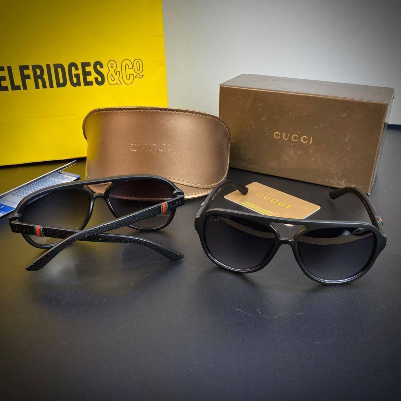 Gucci Web Stripe Aviator Sunglasses Men's Reps Sale UK Best Quality AAA Replica