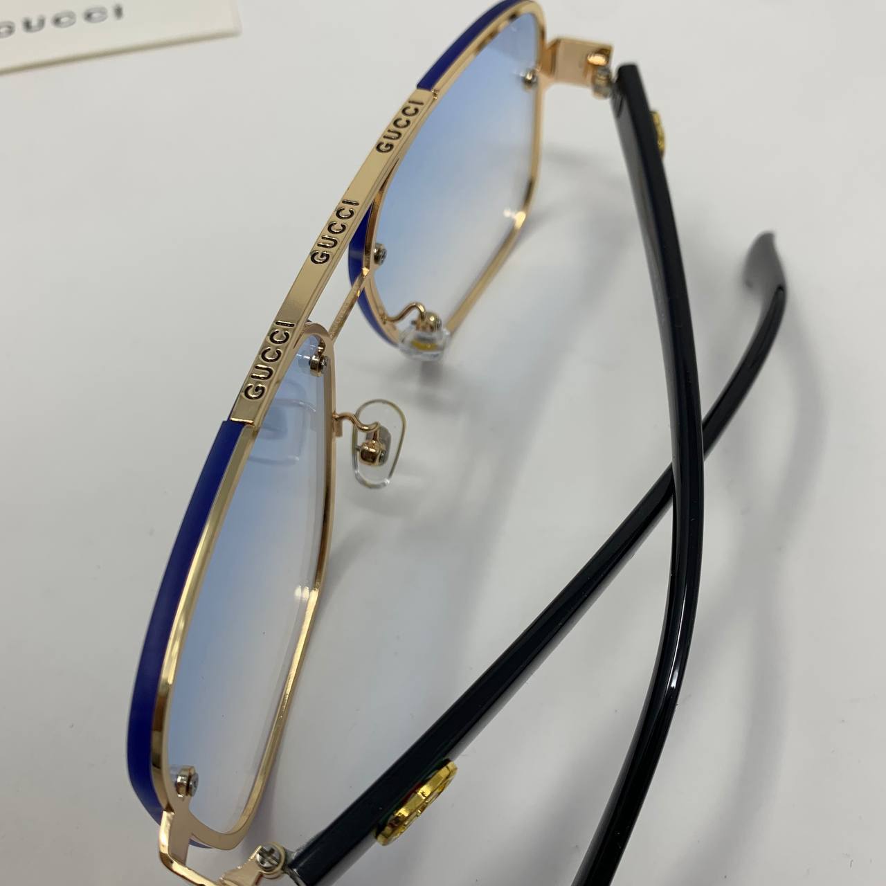 Gucci Square Rimless Metal Sunglasses Men's Women's Reps Sale UK Best Quality AAA Replica