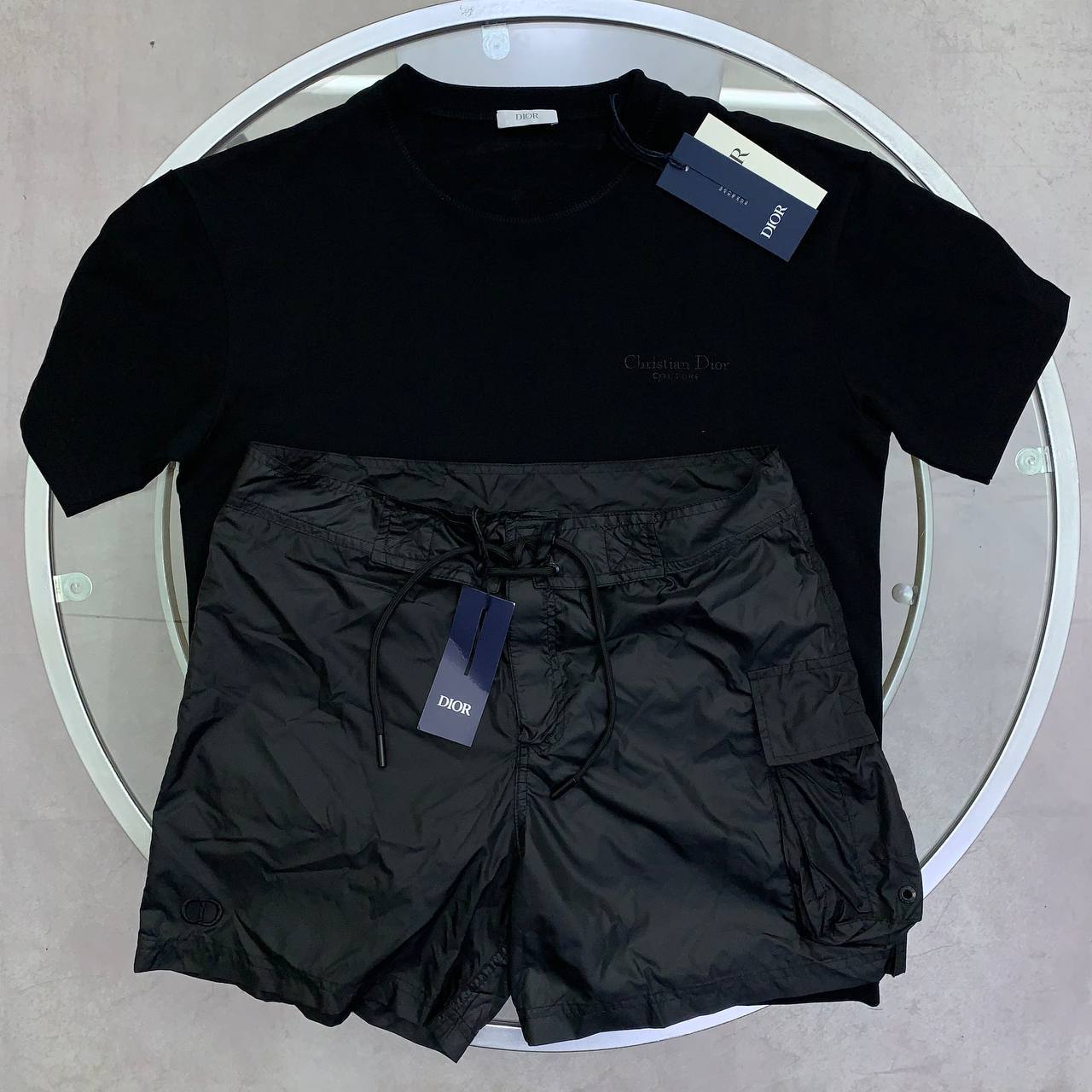 Christian Dior Couture T-Shirts & Shorts Set Men's in Different Colors Reps Sale UK Best Quality Sale AAA Replica