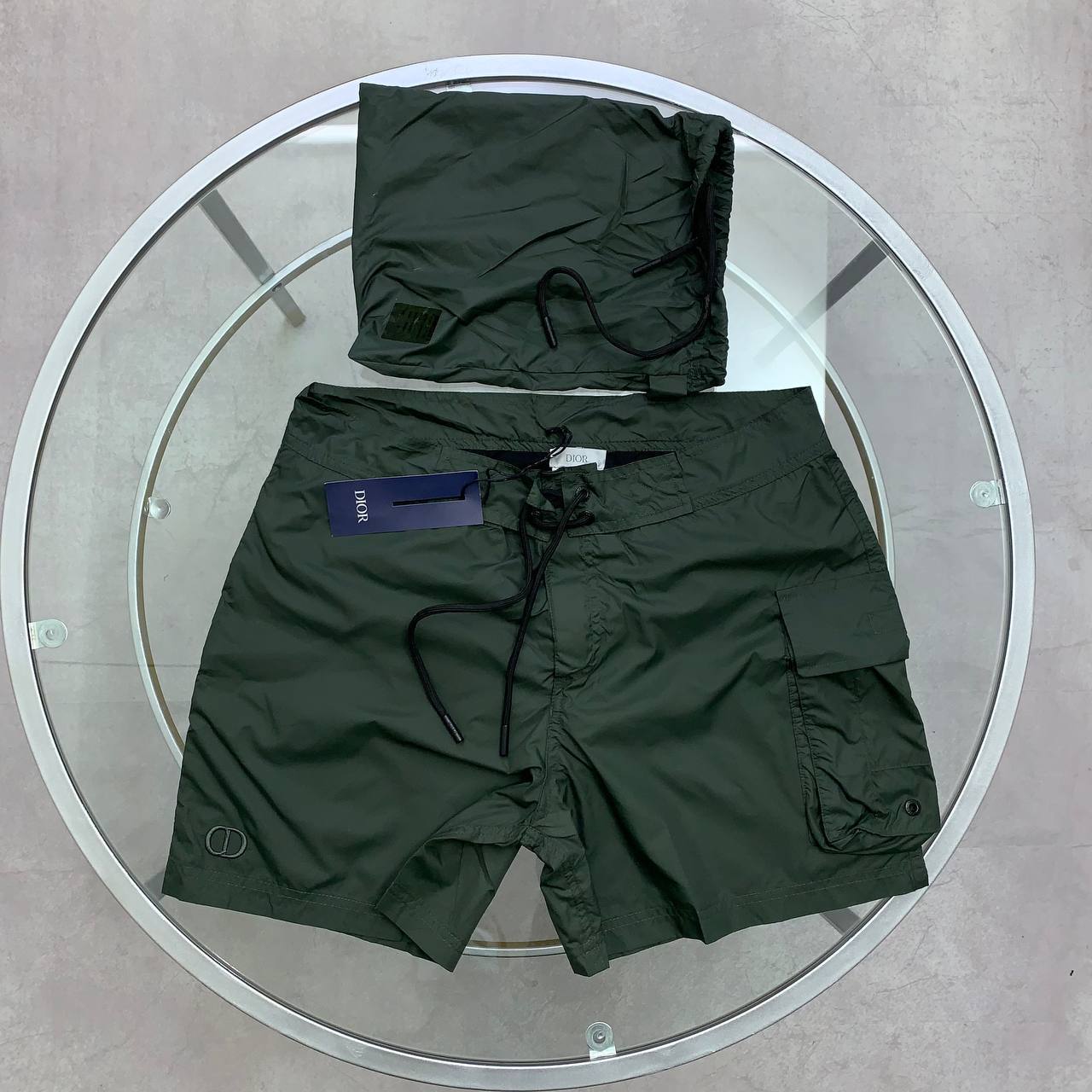 Christian Dior Cargo CD Icon Logo Swim Shorts Set Men's in Different Colors Reps Sale UK Best Quality Sale AAA Replica