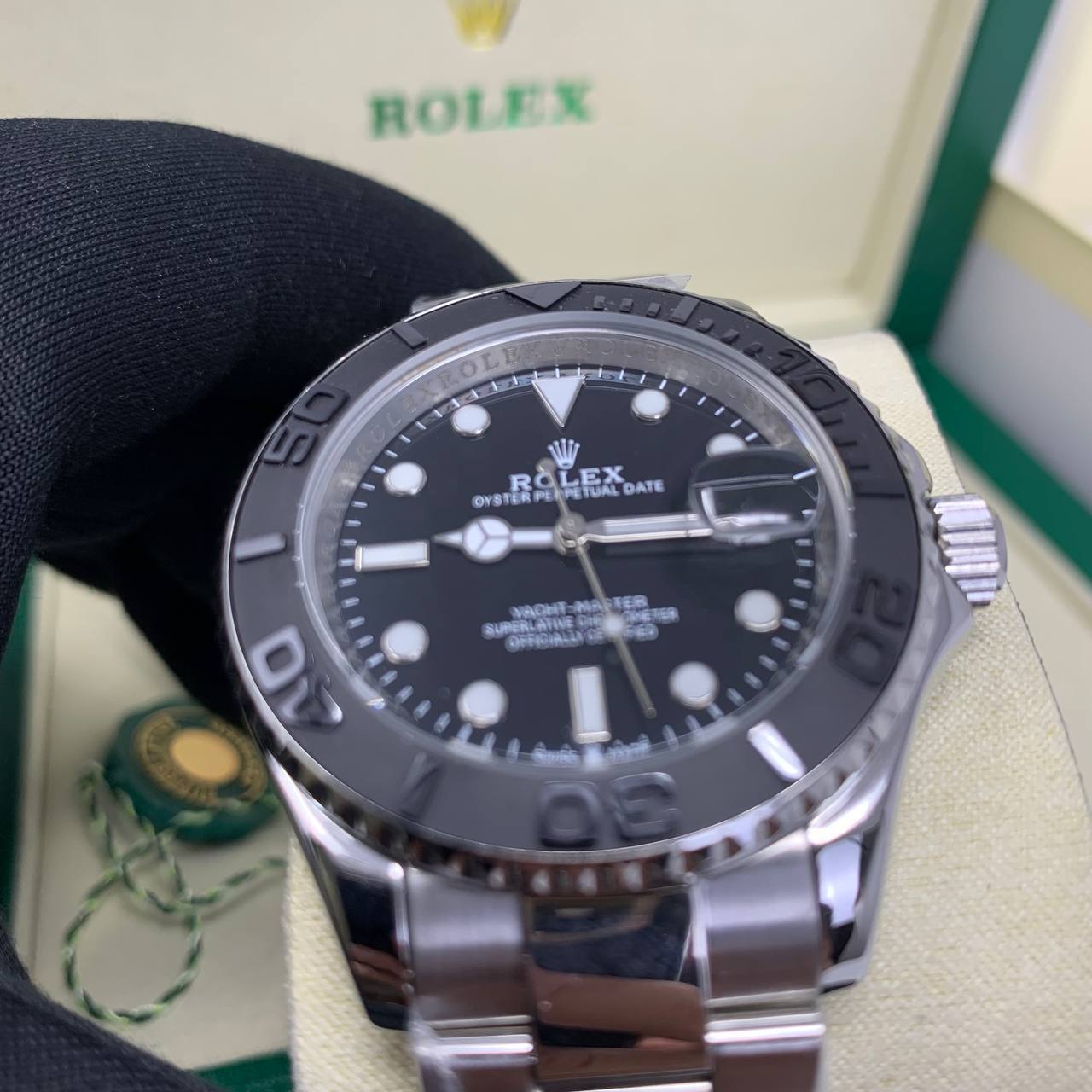 Rolex Yacht-Master 226627-0001 Titanium Black Men's Watch AAA Best Quality Reps Sale UK Replica