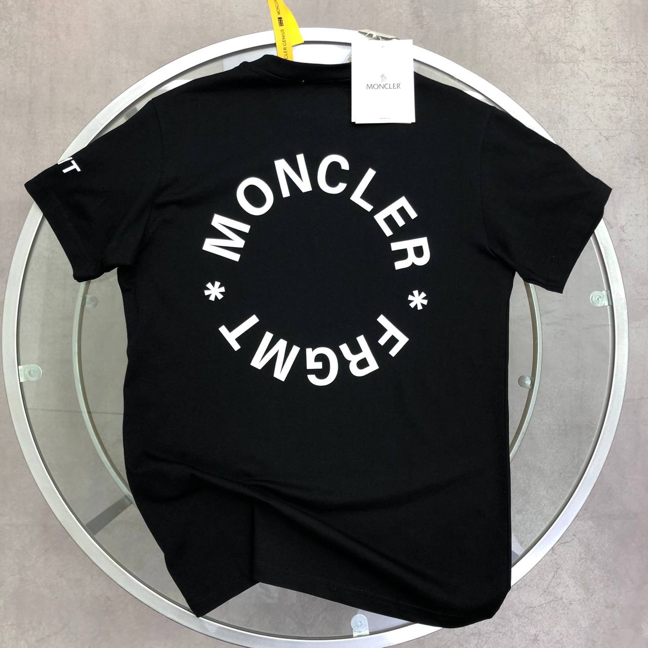 Moncler Genius x Fragment Short Sleeve in 2 Colors T-Shirts Men's Women's Reps Sale UK Best Quality Replica