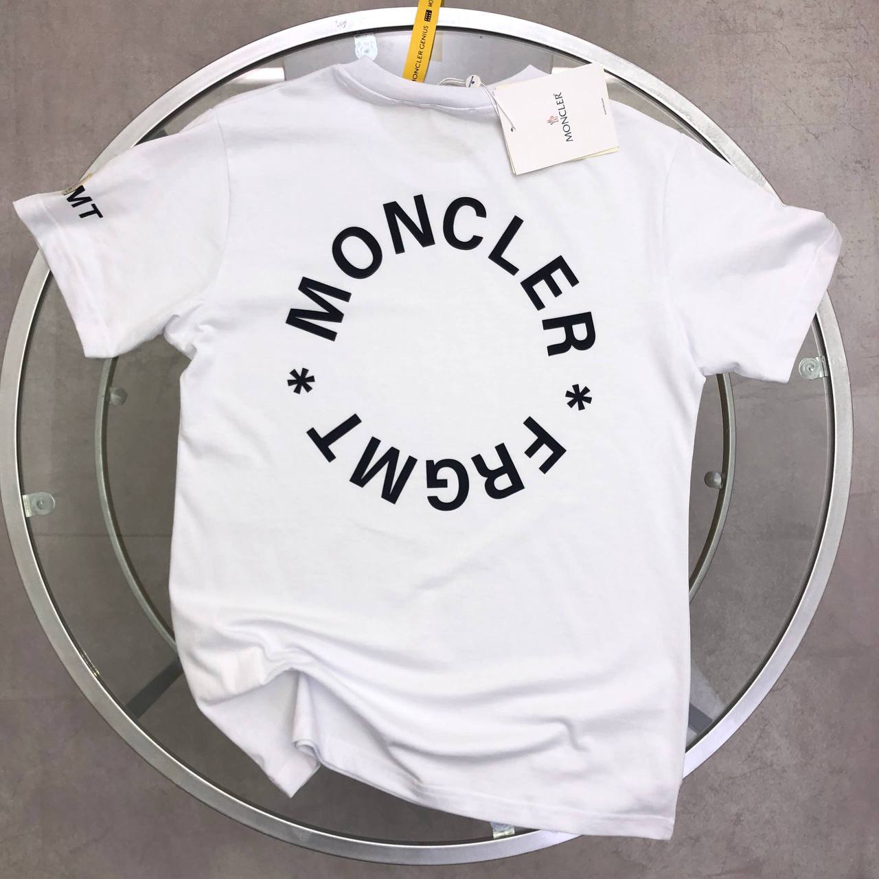 Moncler Genius x Fragment Short Sleeve in 2 Colors T-Shirts Men's Women's Reps Sale UK Best Quality Replica