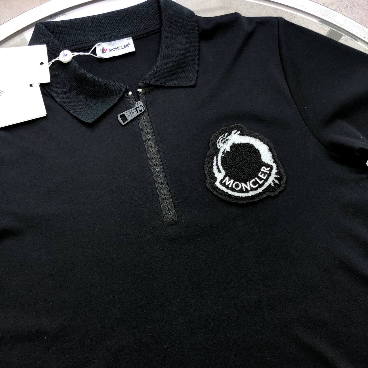 Moncler Year of the Dragon Half-Zip Polo Shirts Men's in 2 Colors Reps Sale UK Best Sale Quality AAA Replica