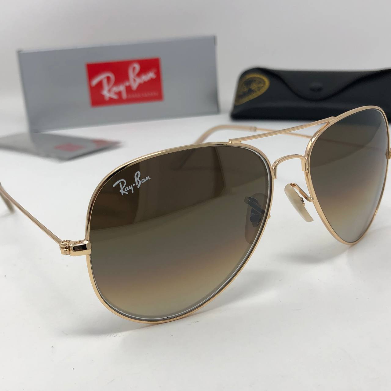 Ray Ban RB3025 Aviator Gradient Black Frame Sunglasses Men's Women's Reps Sale UK Best Quality Sale AAA Replica