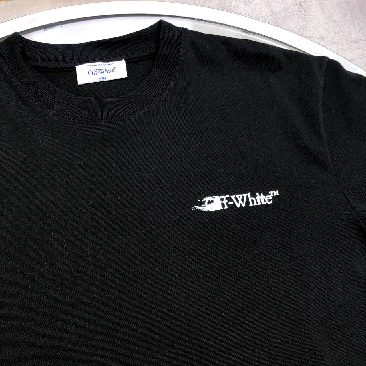 Off-White Men's Ink Arrow Slim Fit Men's Women's T-Shirts in 2 Colors Reps Sale UK Best Quality AAA Replica