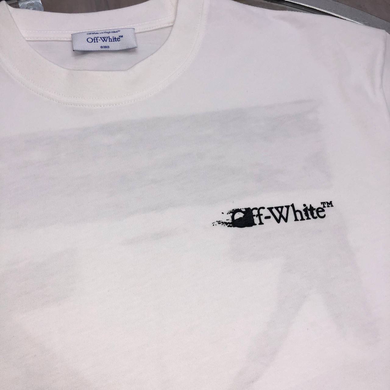 Off-White Men's Ink Arrow Slim Fit Men's Women's T-Shirts in 2 Colors Reps Sale UK Best Quality AAA Replica