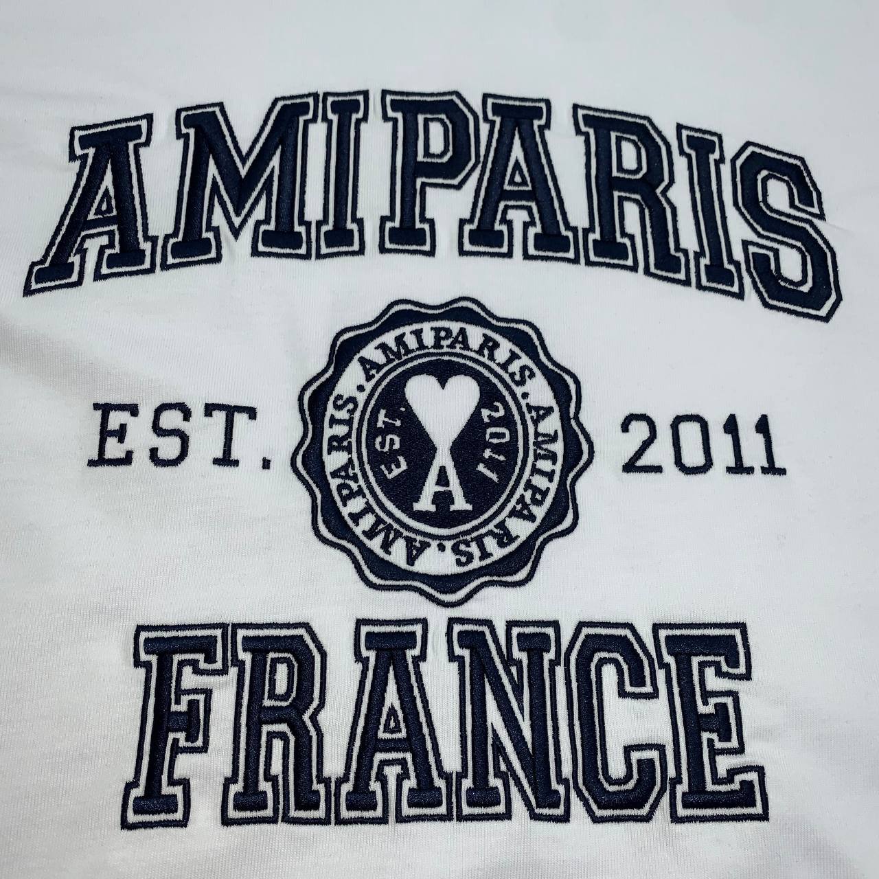 Ami Paris Logo Short Sleeves T-Shirts HTS008726 Men's Women's in 2 Colors Reps Sale UK Best Quality AAA Replica