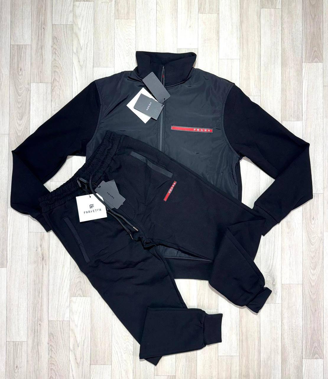 Prada Lycra Tracksuit Set Men's in Different Colors Reps Sale UK Best Quality AAA Replica