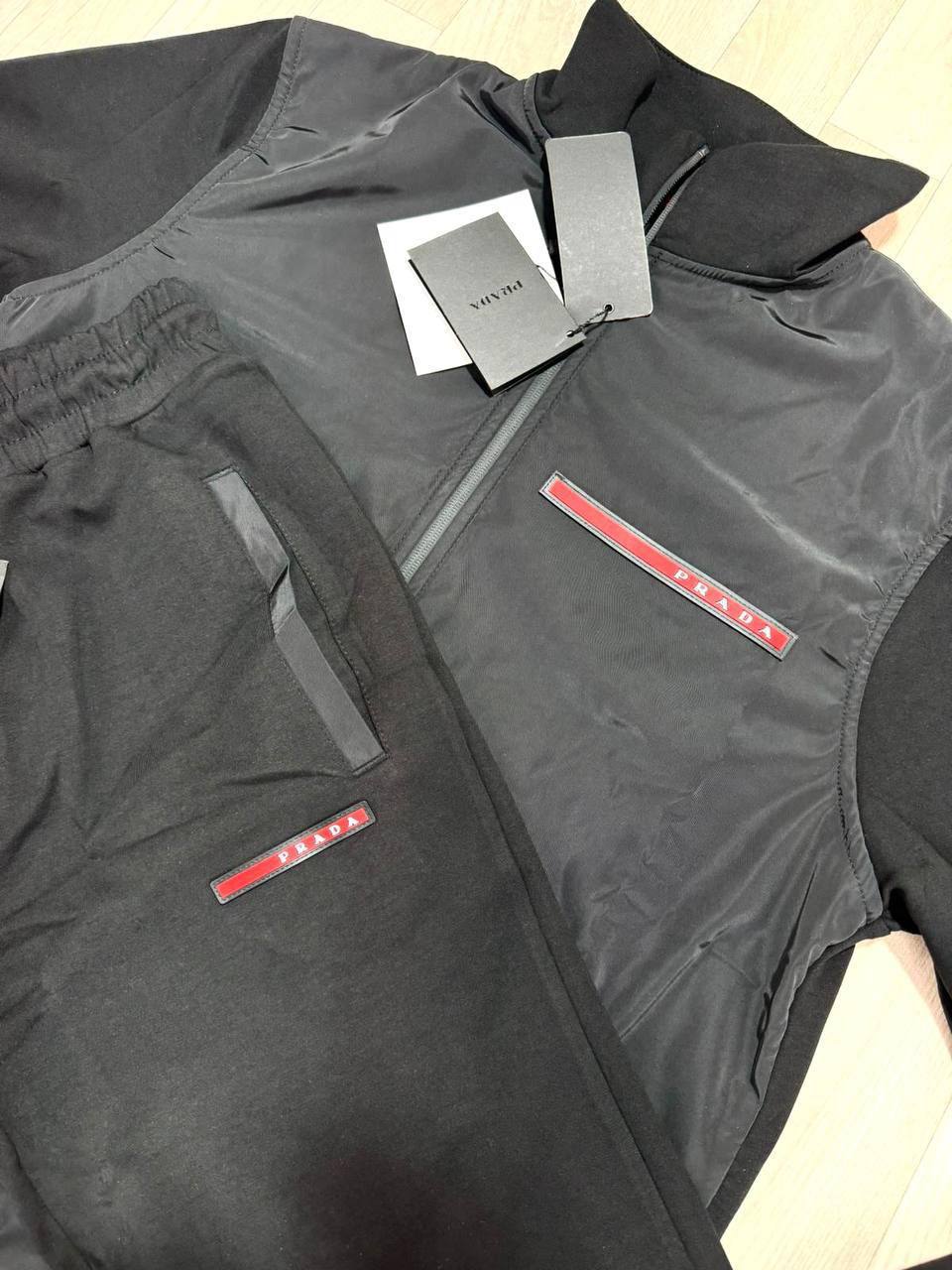 Prada Lycra Tracksuit Set Men's in Different Colors Reps Sale UK Best Quality AAA Replica
