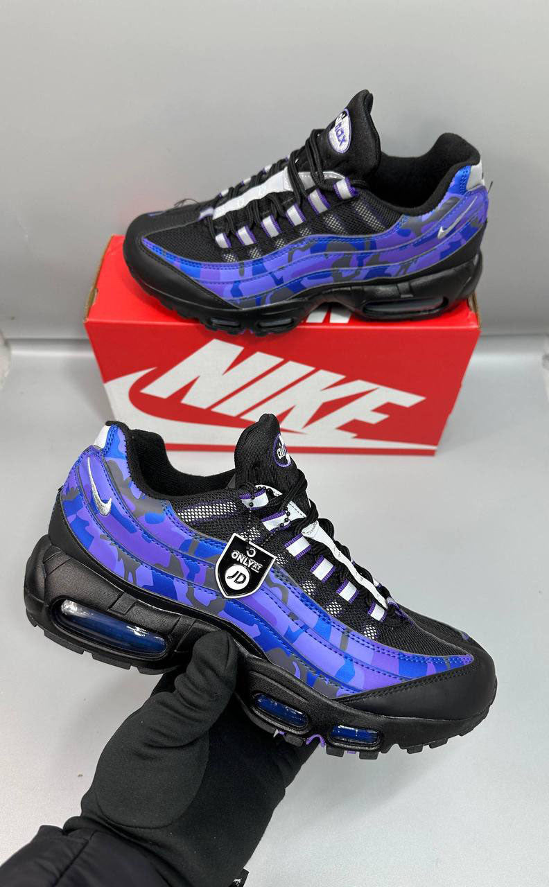 Nike Air Max 95 "Court Purple Camo/Wild Grape" HQ1973-500 Trainers Men's Reps UK Best Quality Sale AAA Replica