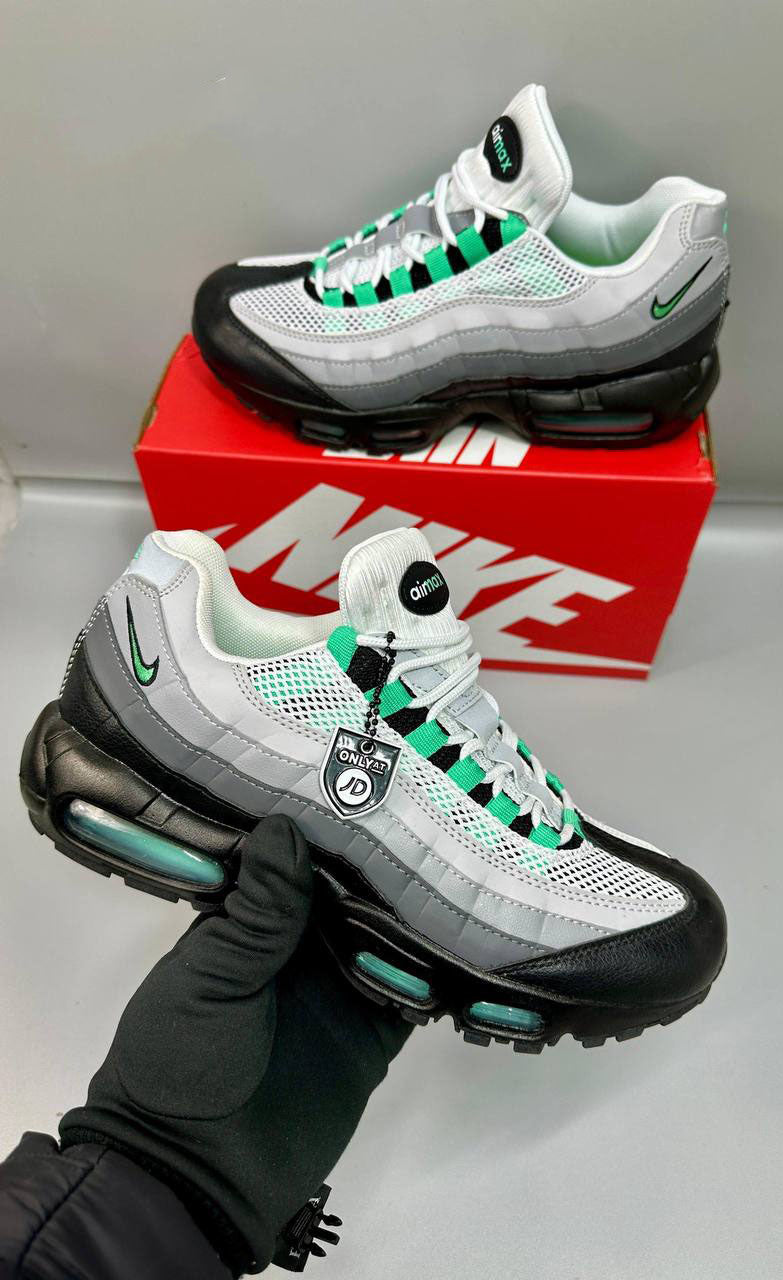 Nike Air Max 95 "Black Stadium Green" DH8015-002 Trainers Men's Reps UK Best Quality Sale AAA Replica