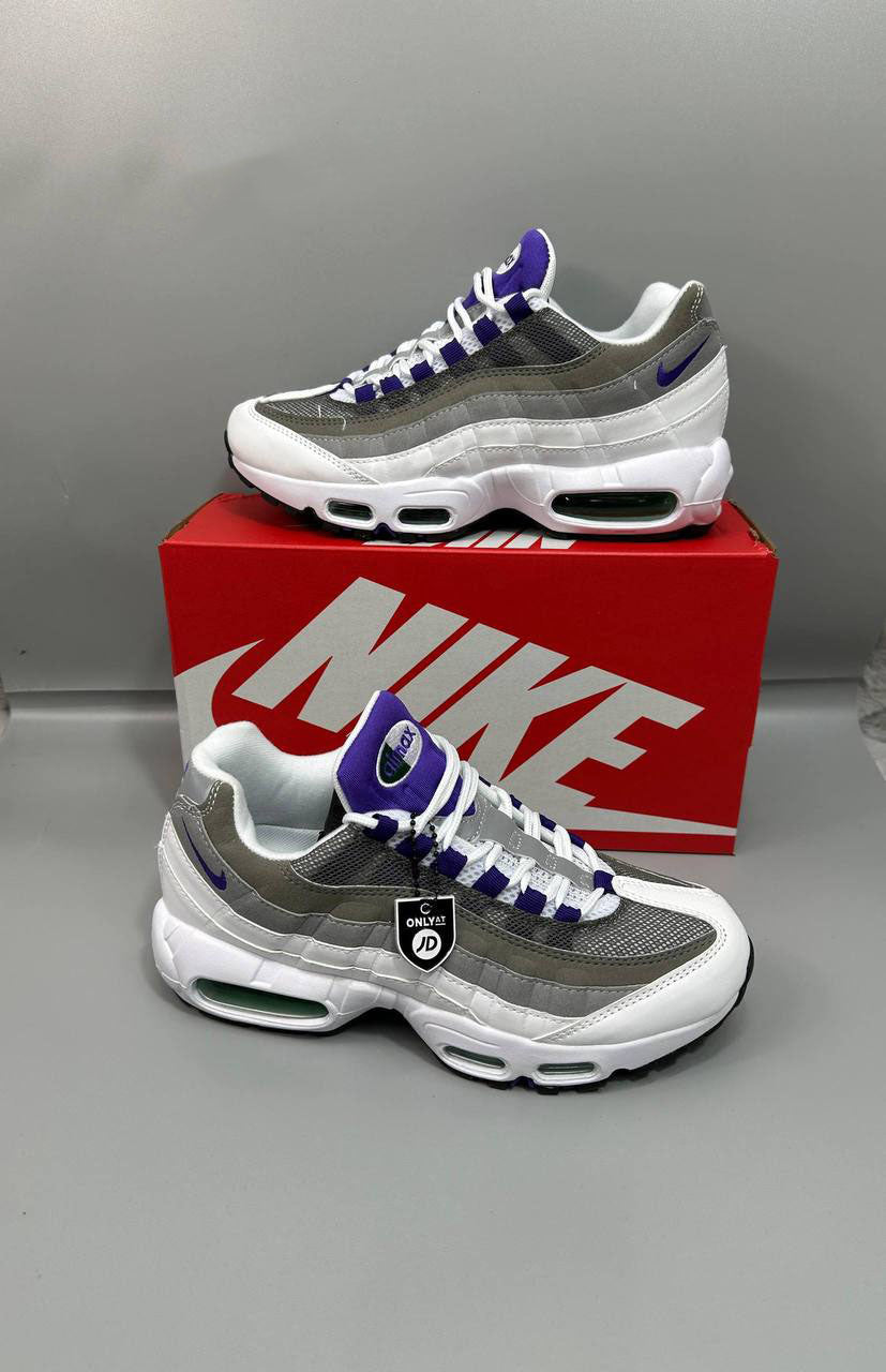 Nike Air Max 95 "White/Grape" HJ5996-100 Trainers Men's Reps UK Best Quality Sale AAA Replica