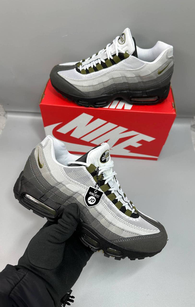 Nike Air Max 95 "Black/Medium Olive" HJ5996-003 Trainers Men's Reps UK Best Quality Sale AAA Replica