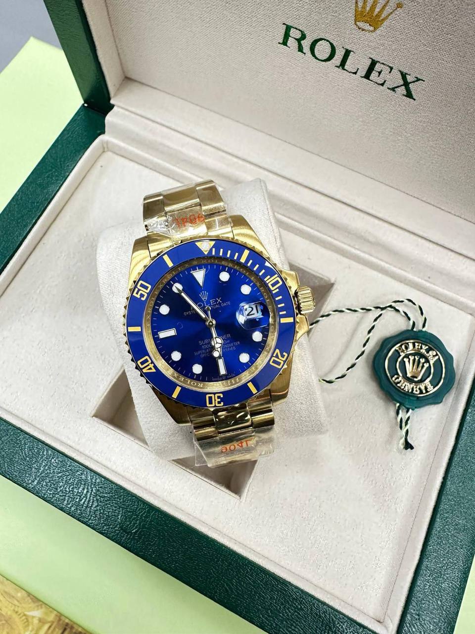 Rolex Submariner Date "Blue Dial" Yellow Gold 126618LB Watch Men's Reps Sale UK Best Quality AAA Replica