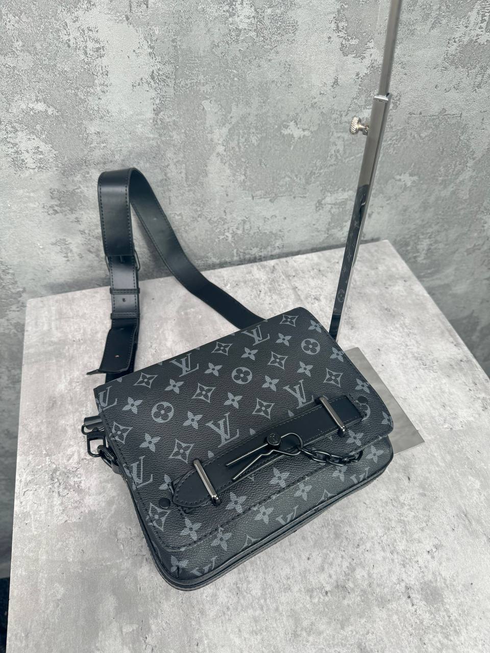 Louis Vuitton Pre-Owned Steamer Monogram Eclipse Messenger Women's Men's Bags Reps Sale UK Best Quality AAA Replica