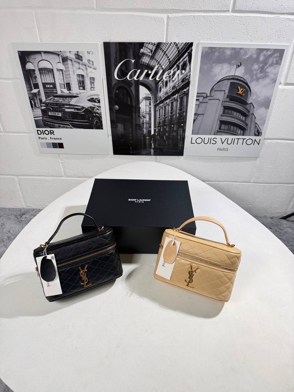 Saint Laurent Gaby Vanity Lambskin Women's Bag in 2 Colors Reps Sale UK Best Quality AAA Replica