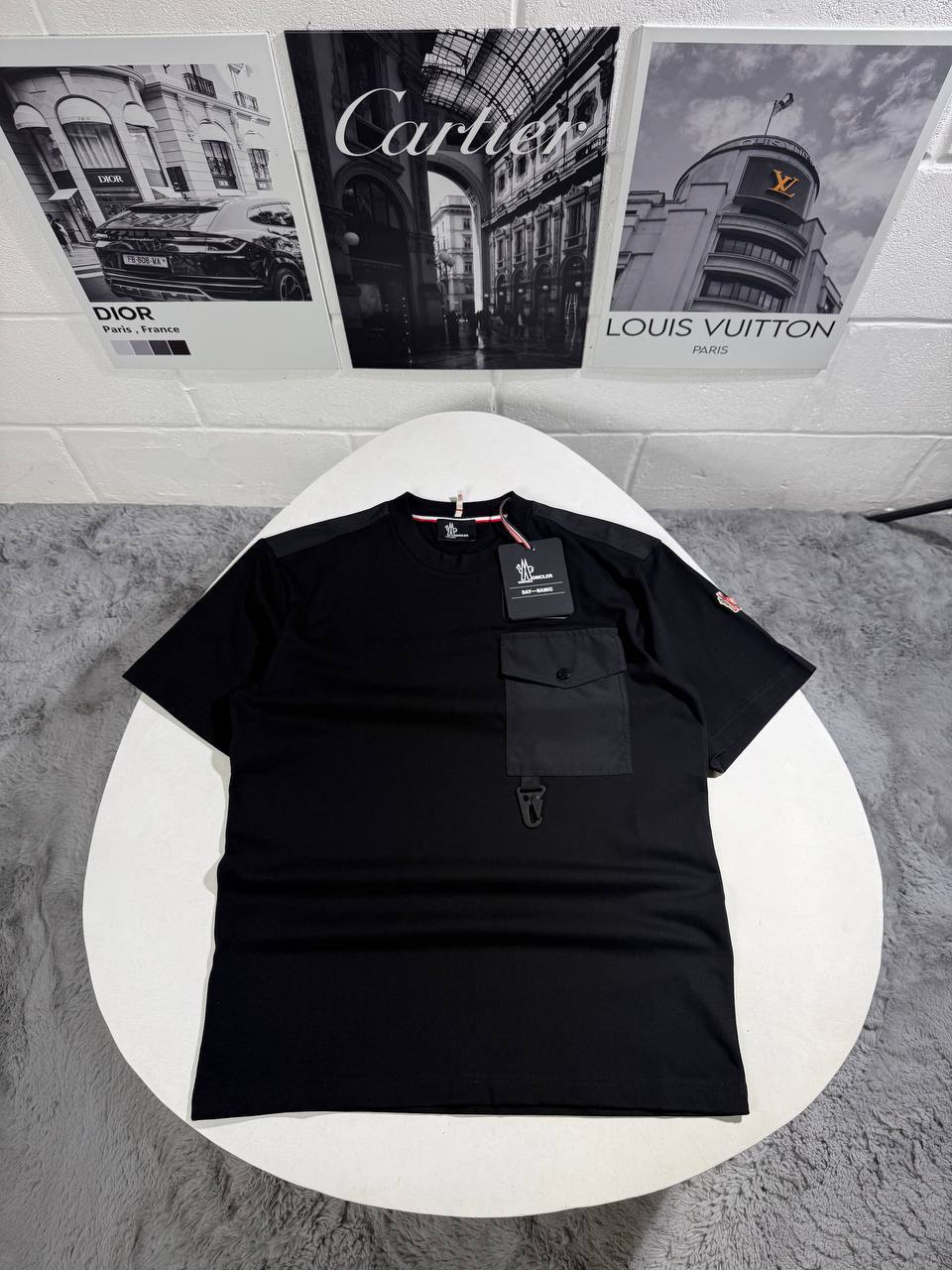 Moncler Grenoble Utility Pocket Logo T-Shirt Men's Women's in Different Colors Reps Sale UK Best Quality Replica