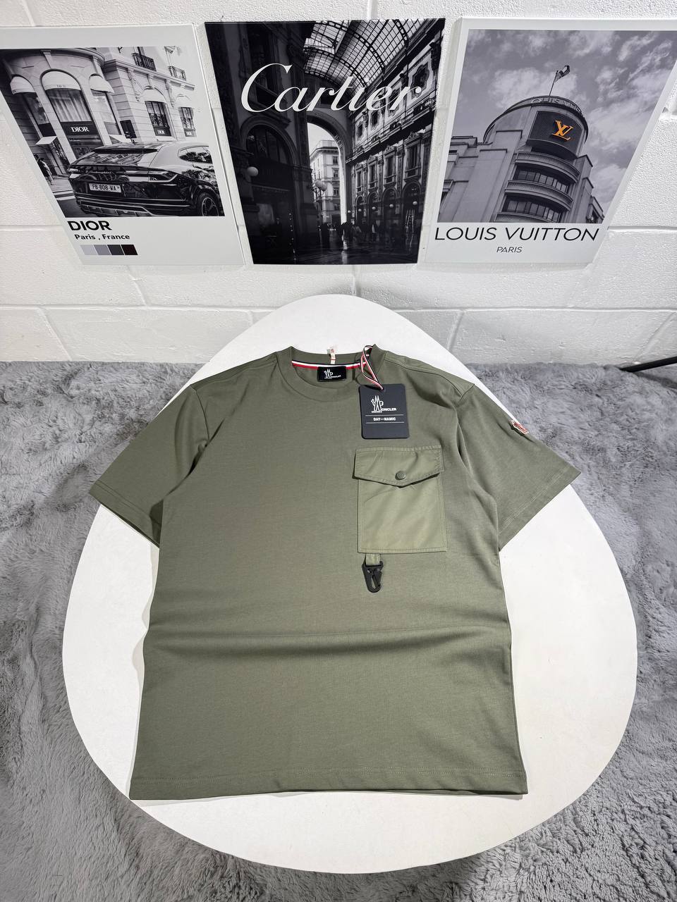 Moncler Grenoble Utility Pocket Logo T-Shirt Men's Women's in Different Colors Reps Sale UK Best Quality Replica