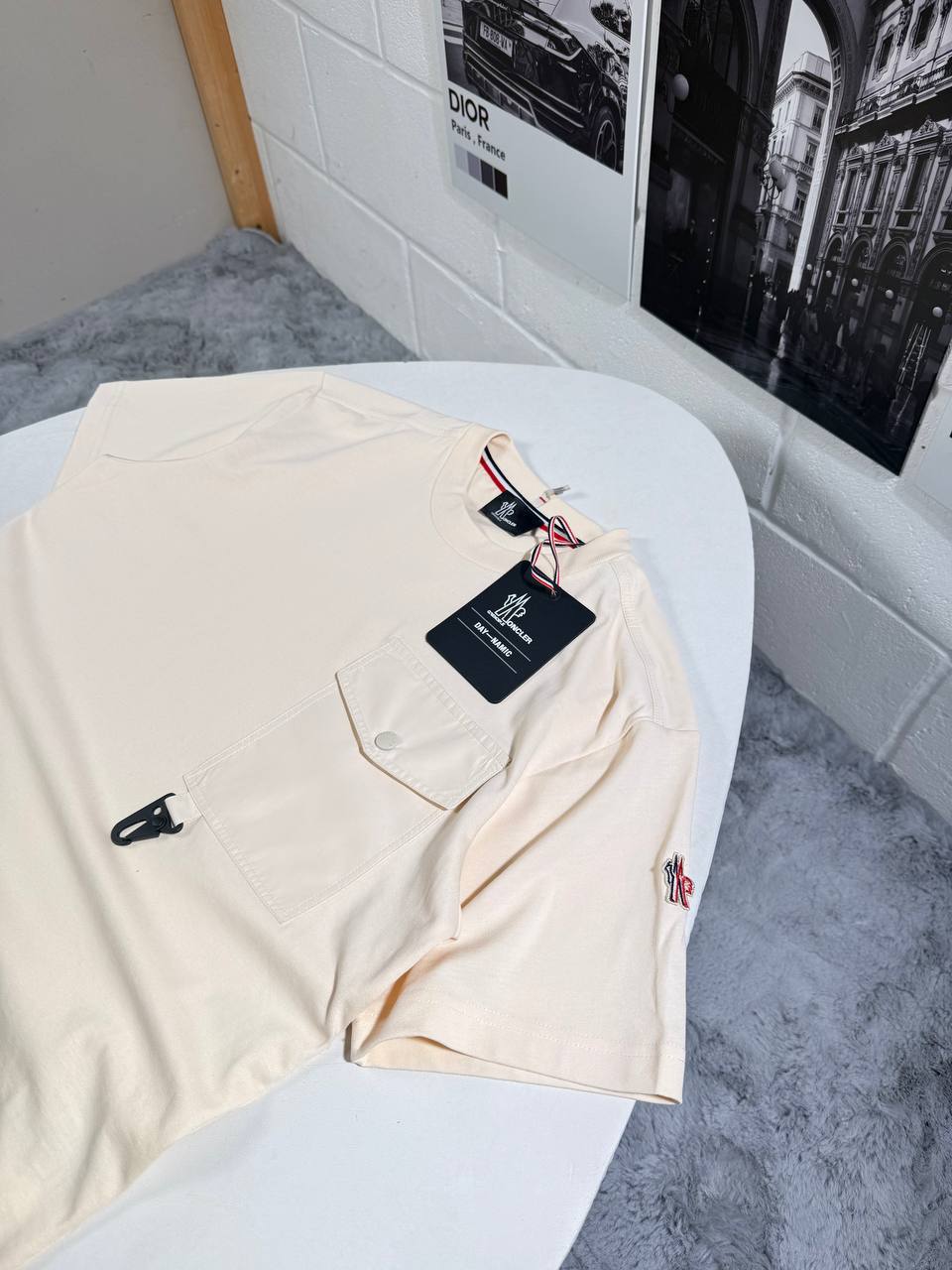 Moncler Grenoble Utility Pocket Logo T-Shirt Men's Women's in Different Colors Reps Sale UK Best Quality Replica