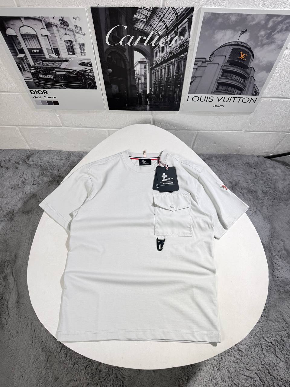 Moncler Grenoble Utility Pocket Logo T-Shirt Men's Women's in Different Colors Reps Sale UK Best Quality Replica