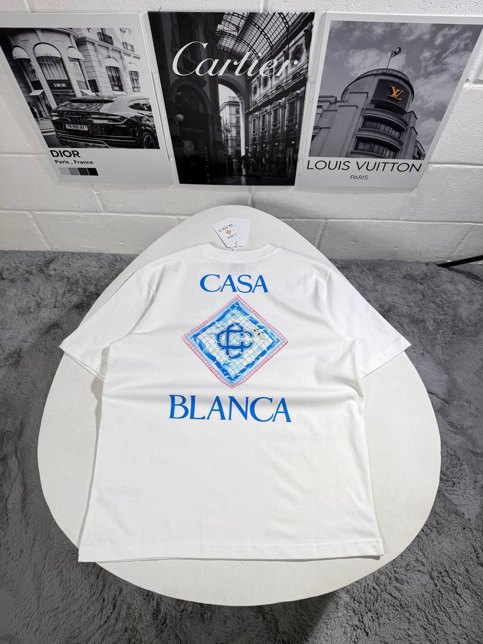 Casablanca Pool Short Sleeve Men's Women's T-Shirts in Different Colors Reps Sale UK Best Quality AAA Replica
