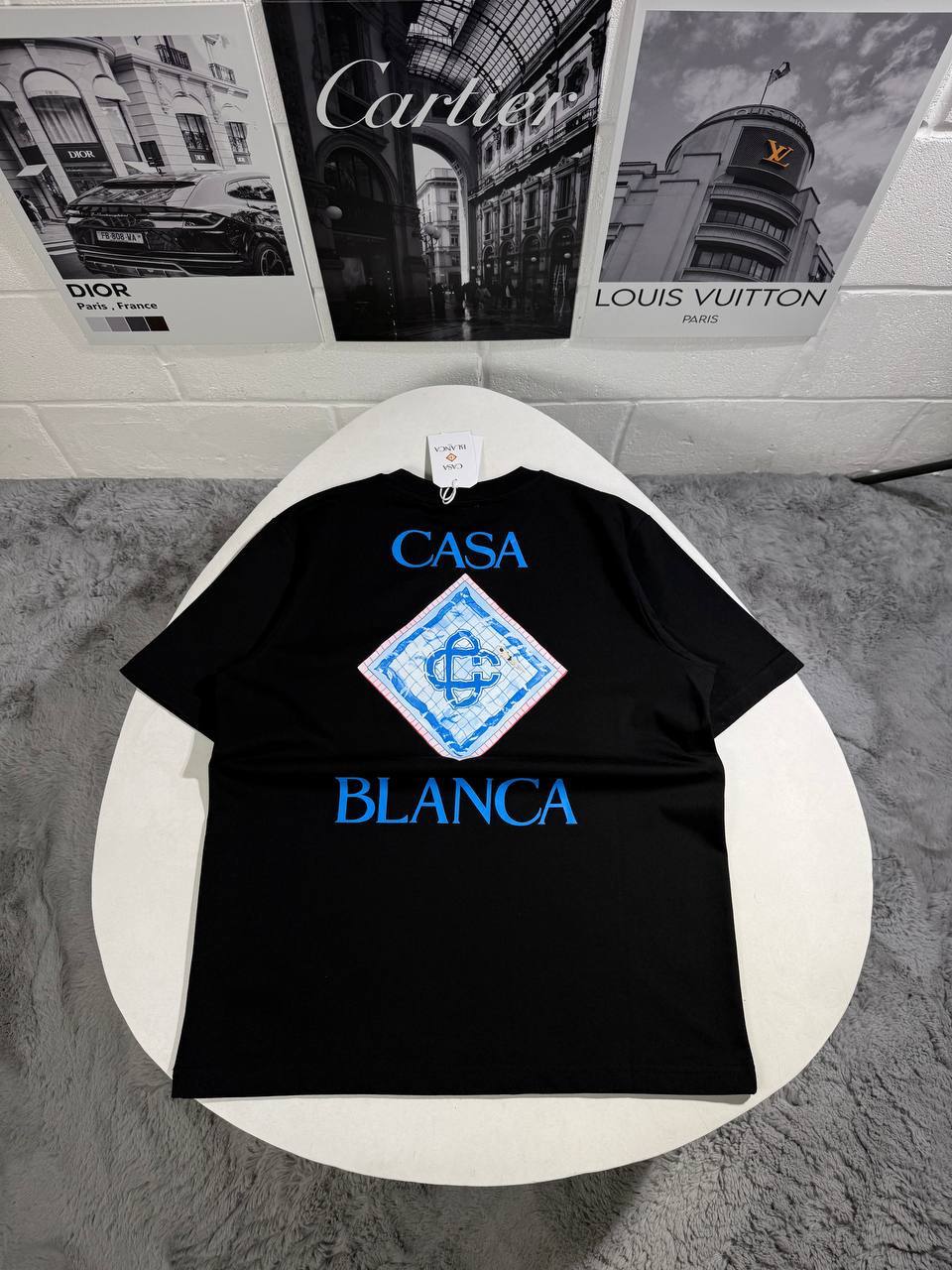 Casablanca Pool Short Sleeve Men's Women's T-Shirts in Different Colors Reps Sale UK Best Quality AAA Replica