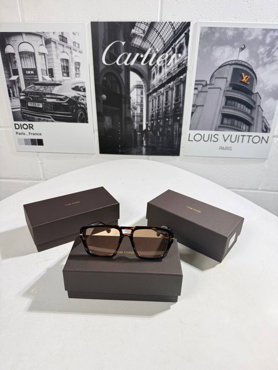 Tom Ford FT1153 Redford Square Frame Brown Sunglasses Men's Women's Reps Sale UK Best Quality Sale AAA Replica