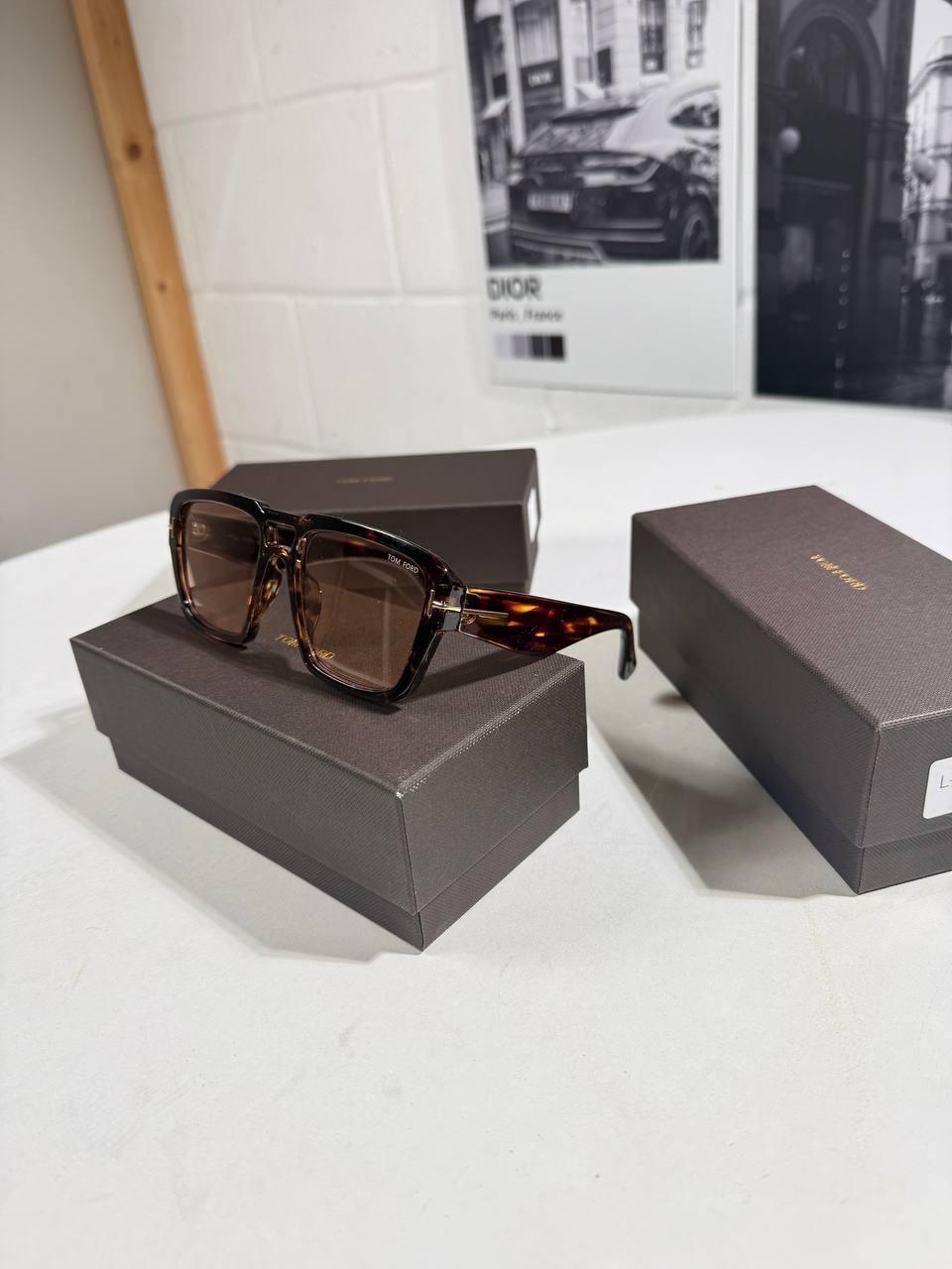 Tom Ford FT1153 Redford Square Frame Brown Sunglasses Men's Women's Reps Sale UK Best Quality Sale AAA Replica